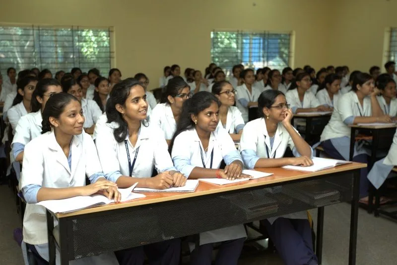 Classroom at Sushrutha Ayurvedic Medical College